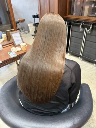 ロング 前畑 きりあのヘアスタイル