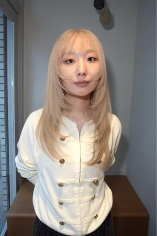 ロング カラー manami/ハイ トーン/ヘアセットのヘアスタイル
