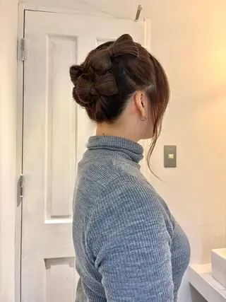 ミディアム Fev YUZUのヘアスタイル
