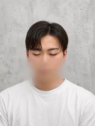 ショート パーマ メンズ 韓国メンズヘア/ 毛流れヘア　須田龍世のヘアスタイル