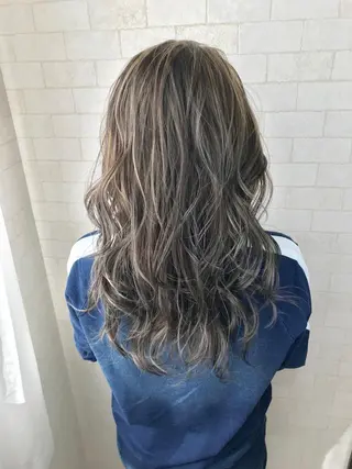 ロング カラー 神野 雅樹のヘアスタイル