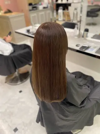 セミロング うる艶トレンドヘア 🕊️上野BABYのヘアスタイル