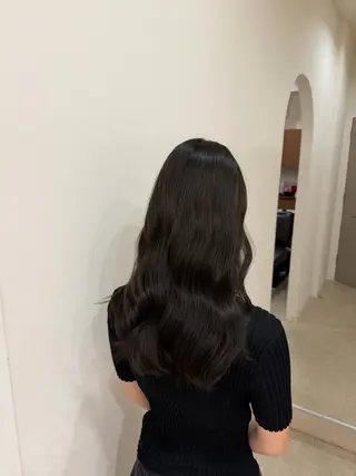 ロング 綾香/暗髪 /透明感カラー💜のヘアスタイル