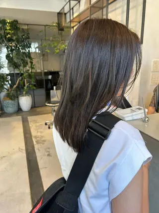 ミディアム メンズ清潔感のプロ 💈メンズパーマ藤田のヘアスタイル