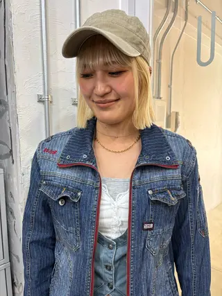 ミディアム 大西 柚羽のヘアスタイル