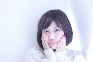 ミディアム カラー ネイル 桐谷 一史のヘアスタイル