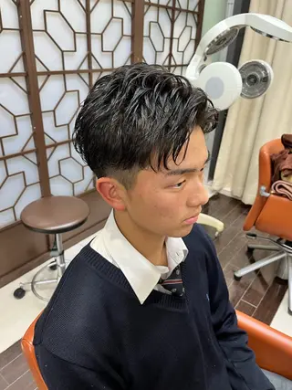 ショート パーマ メンズ 🧊メンズ特化🧊 高木航希のヘアスタイル