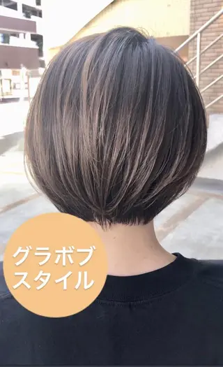 ショート カラー 縮毛矯正/髪質改善/ 艶髪ササキナツミのヘアスタイル