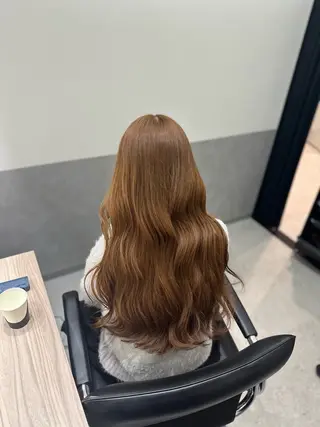 セミロング カラー ヘアアレンジ ダブルカラー｜ なおき｜池袋美容師のヘアスタイル
