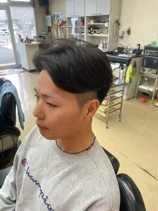 パーマ メンズ 片桐 航太のヘアスタイル