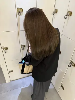 セミロング 増田 晃士のヘアスタイル