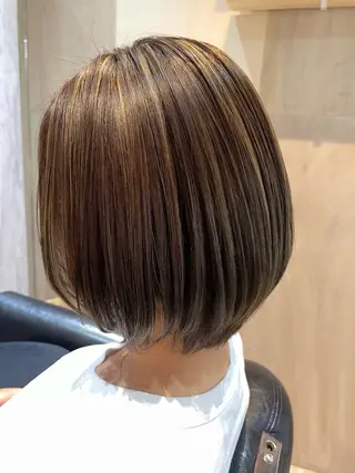 ミディアム カラー サワタ ミサのヘアスタイル