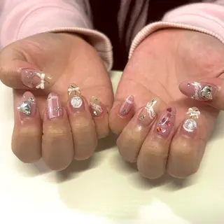 ネイル yuki❄️堺筋本町 韓国ワンホンのネイルデザイン