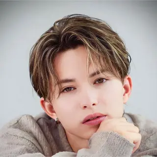 カラー パーマ メンズ 林 聖哉のヘアスタイル