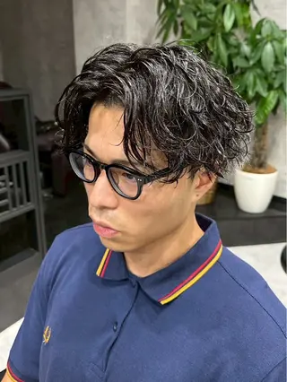 パーマ メンズ ⚡️大宮パーマ特化 美容師⚡️ 真裟斗のヘアスタイル