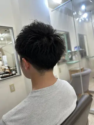 メンズ メンズハイライト/ 透明感カラー⚡️内山のヘアスタイル