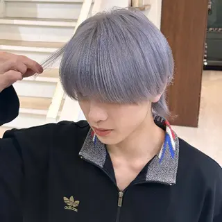 カラー 🤍ハイトーン/デザ インカラーまりん🤍のヘアスタイル