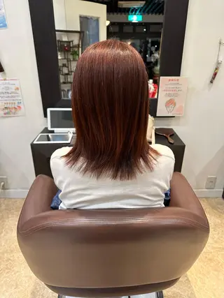 ミディアム 保井 実奈美のヘアスタイル