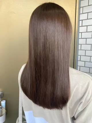 セミロング カラー 産休の為お休みです! 小島凜のヘアスタイル
