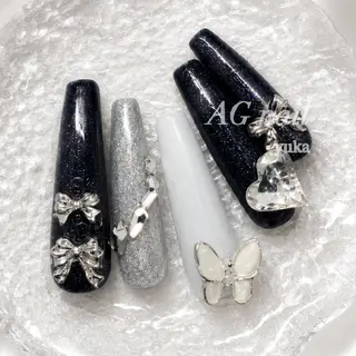 ネイル AGnail 富永 /ちゅるん韓国ネイルのネイルデザイン