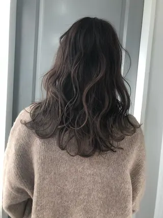 ロング カラー Pia ツボイ ケイタのヘアスタイル
