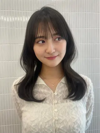ミディアム 無料CUT 募集中🩷/横浜のヘアスタイル