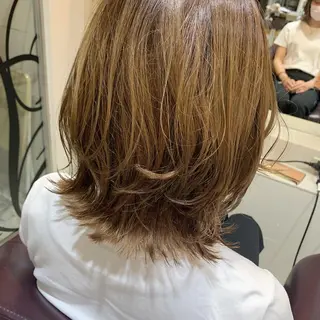 ミディアム カぺリベラ 香里園店のヘアスタイル