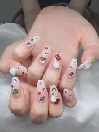 ネイル Lee Nails チップ長さだし専門店のネイルデザイン