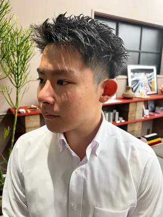 ショート メンズ 小笠原悠斗 /メンズヘアのヘアスタイル