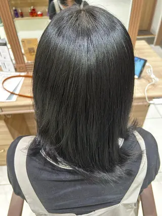 ミディアム 小平 悠人のヘアスタイル