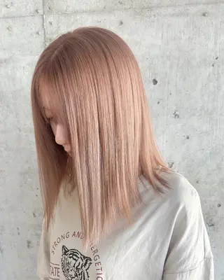 ミディアム カラー 横浜/韓国レイヤー /透明感カラー🌷のヘアスタイル