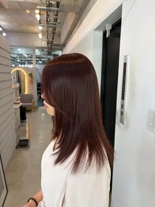 ミディアム カラー ダブルカラー メンズパーマ大成のヘアスタイル