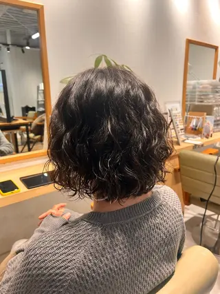 ショート パーマ 武田 綺音のヘアスタイル