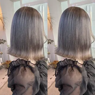 ミディアム カラー yoriダブルカラー 代表すがわらのヘアスタイル
