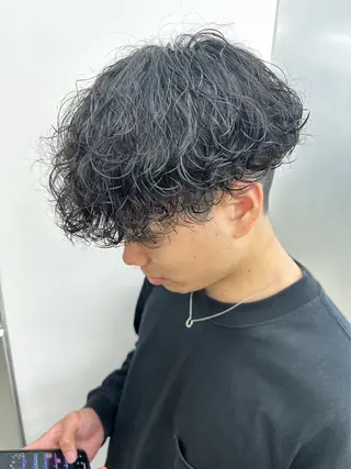 ショート カラー パーマ ヘアアレンジ メンズ メンズ特化酒井翔太 /メンズカット/名駅のヘアスタイル