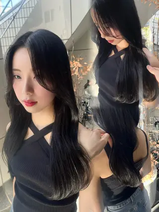 ロング 韓国レイヤー 🤎🦋Harisのヘアスタイル
