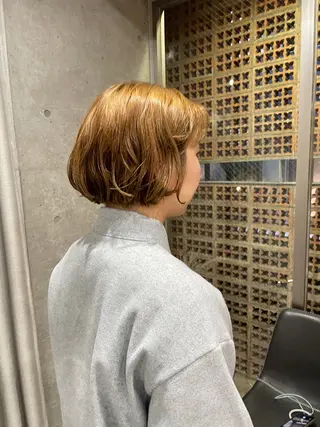 ミディアム カラー 表参道🌿赤み消し カラー/チナツのヘアスタイル
