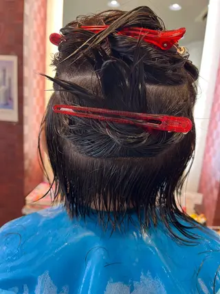 ショート カラー 織田 英之のヘアスタイル