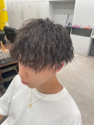 パーマ メンズ 京都河原町 メンズパーマ助川龍哉のヘアスタイル