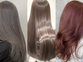 ロング カラー パーマ Ling K 橋口のヘアスタイル