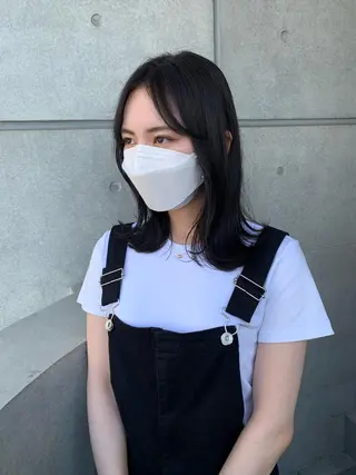 ミディアム 似合わせヘア✔️ 店長 オオキアキヒロのヘアスタイル