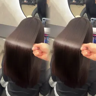ロング カラー ヘアアレンジ 新宿 /髪質改善/ レイヤー/ヒュウガのヘアスタイル