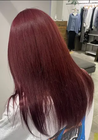 セミロング カラー TheEctilo 江坂 miku🐼のヘアスタイル