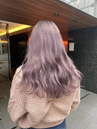 ミディアム カラー レイヤーカット 西村あきやのヘアスタイル