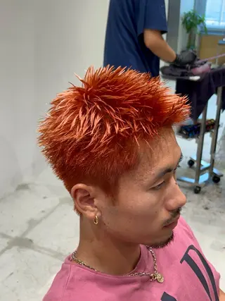 カラー メンズ 🐲ツイスパ🐲 フェード/龍のヘアスタイル