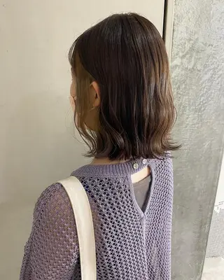ミディアム カラー 清村 和音のヘアスタイル