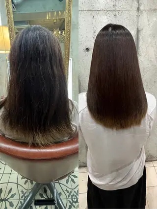 ロング ✨美髪縮毛矯正× ショート/佐藤恵太のヘアスタイル
