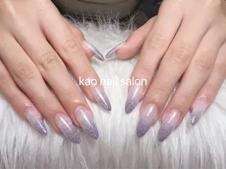 ネイル kao nail マグネット/長さだしのネイルデザイン