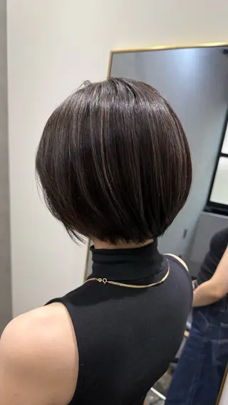 ショート カラー 透明感カラー/パーマ 🌀アオノのヘアスタイル