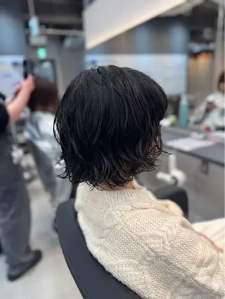 ミディアム 🦥じゅんぺい∕パー マ/色気ショート⚡️のヘアスタイル